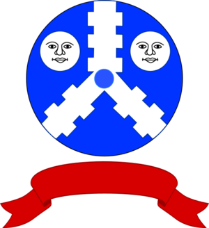 Badge for the Commandeur de l'ordre de la Lune Bleue - exceptional service award for the Barony of Twin Moons