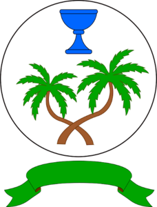 Insignia for the Commander of the Azure Chalice - higher award for grace and courtesy in the Barony of Atenveldt